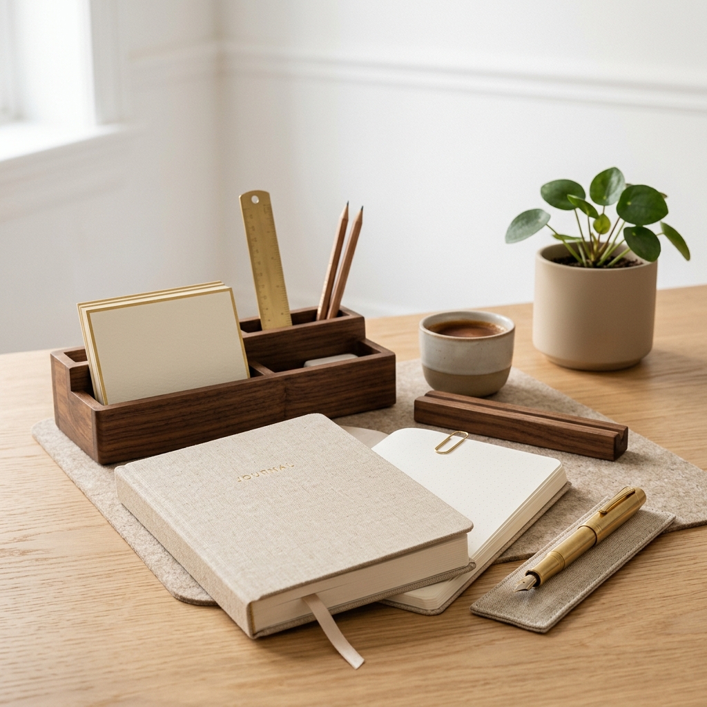 Premium Minimalist Workspace Desk Setup